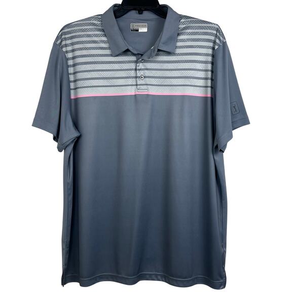 2 PGA Tour Polo shirts men’s XXL 1-Pro Series athletic fit coupe 1-PGA tour - Picture 2 of 10